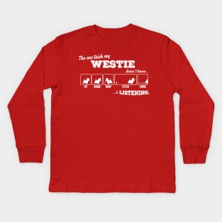 Westie Kids Long Sleeve T-Shirt